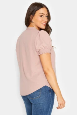 M&Co Light Pink Frill Front Blouse -M&Co Sales Store 84af6ea9 4638 47 550366 C scaled
