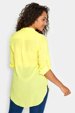 M&Co Yellow Tab Sleeve Blouse -M&Co Sales Store 85946420 7738 4d 550103 C scaled