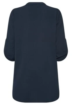 M&Co Dark Blue Statement Button Blouse -M&Co Sales Store 85ea1da4 1029 45 550293 Y scaled
