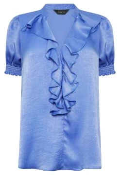 M&Co Blue Frill Satin Blouse -M&Co Sales Store 85fa3c2f 0e60 4a 550368 X scaled