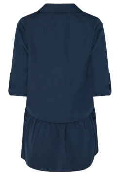 M&Co Navy Blue Frill Hem Shirt 13 M&Co Navy Blue Frill Hem Shirt -M&Co Sales Store 875732b9 ef2b 43 550041 Y scaled