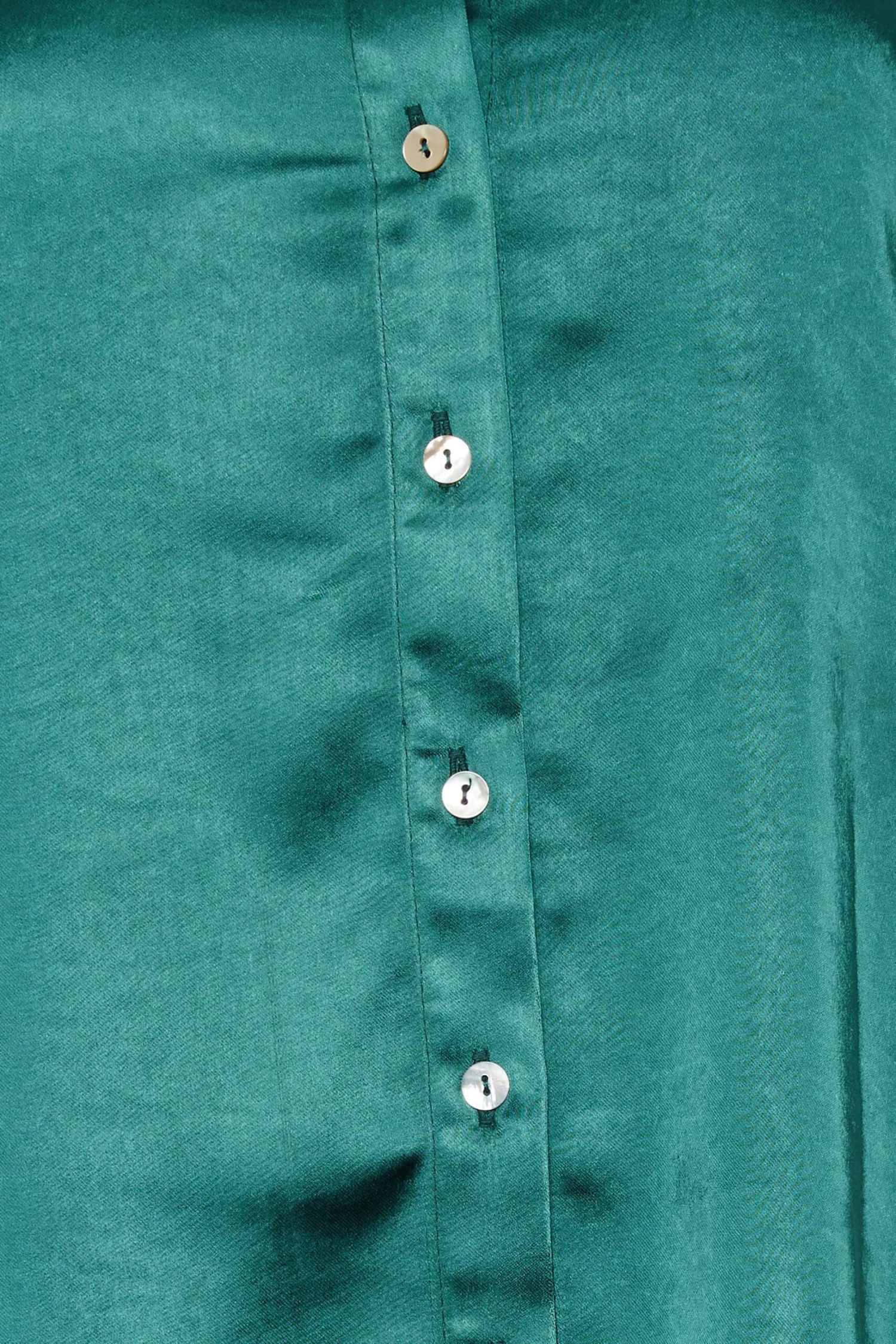M&Co Emerald Green Satin Shirt 5 M&Co Emerald Green Satin Shirt - Image 5