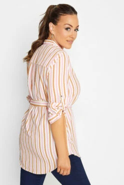 M&Co White & Pink Stripe Tie Waist Blouse 11 M&Co White & Pink Stripe Tie Waist Blouse -M&Co Sales Store 8c7499e8 fb81 41 550664 C scaled