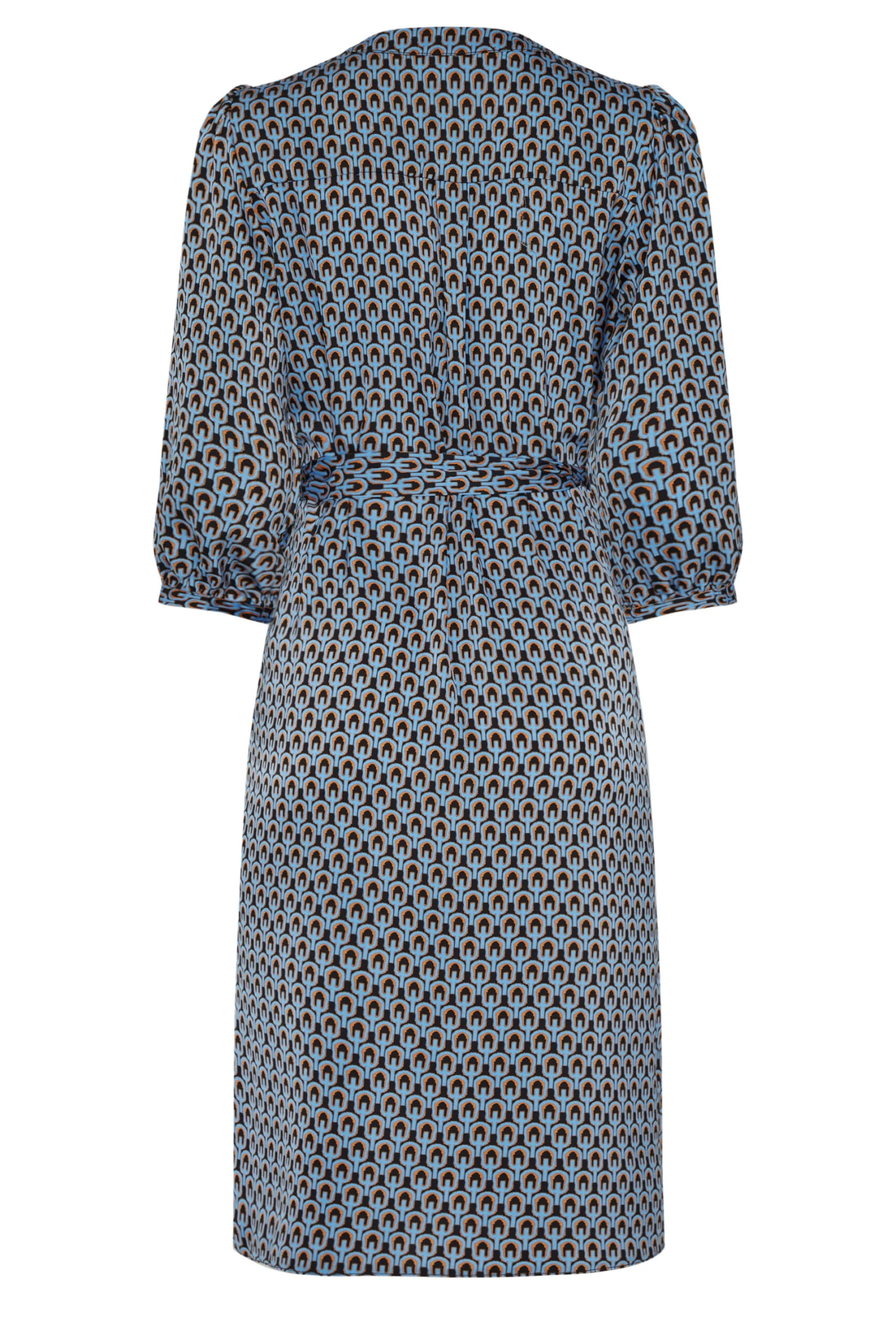 M&Co Blue Geometric Print Tunic Dress 7 M&Co Blue Geometric Print Tunic Dress - Image 7