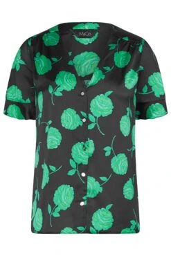 M&Co Black & Green Floral Print Frill Sleeve Blouse 12 M&Co Black & Green Floral Print Frill Sleeve Blouse -M&Co Sales Store 8d1ebab5 6f18 42 550228 X scaled