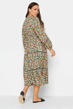 M&Co Green Floral Print Crochet Trim Maxi Dress 9 M&Co Green Floral Print Crochet Trim Maxi Dress -M&Co Sales Store 8d756a52 8598 4a 550381 C scaled