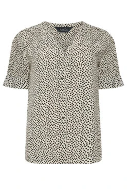 M&Co White Spot Print Frill Sleeve Button Through Blouse 12 M&Co White Spot Print Frill Sleeve Button Through Blouse -M&Co Sales Store 8efd0c47 8809 47 550150 X scaled