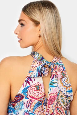 M&Co Blue Paisley Print Halter Neck Blouse -M&Co Sales Store 8f1026ea 5019 4f 550597 D scaled