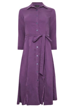 M&Co Purple Tie Waist Shirt Dress -M&Co Sales Store 913e4c75 a324 4c 550384 X scaled