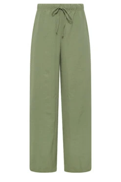 M&Co Khaki Green Crepe Wide Leg Trousers -M&Co Sales Store 924a47c2 b9f3 47 500483 X scaled