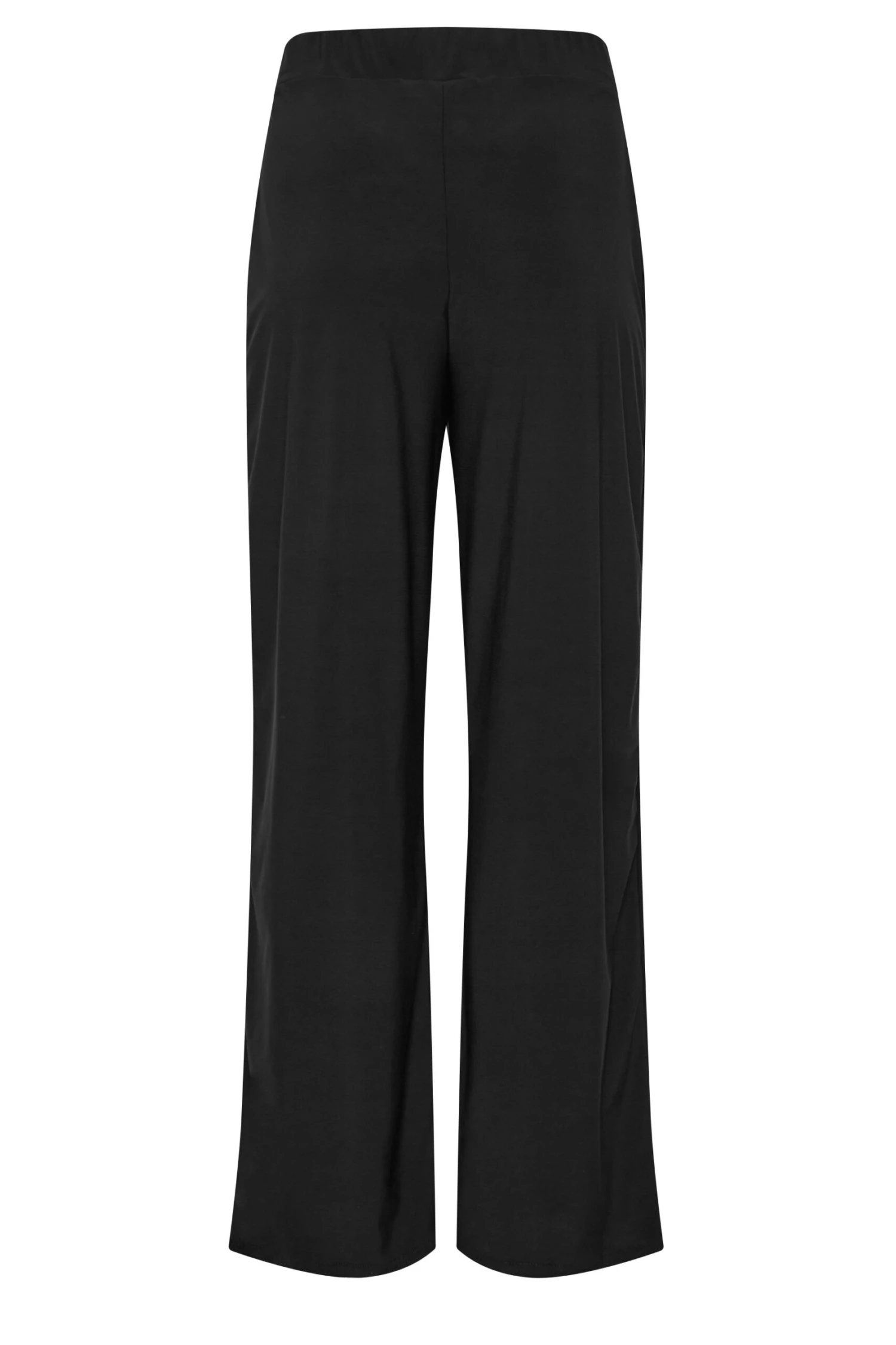 M&Co Black Stretch Wide Leg Trousers 5 M&Co Black Stretch Wide Leg Trousers - Image 5