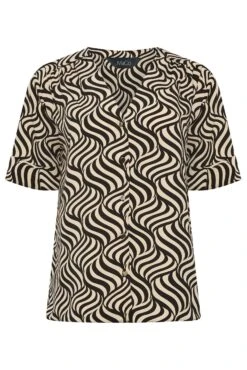M&Co Black & White Swirl Print Frill Sleeve Blouse 12 M&Co Black & White Swirl Print Frill Sleeve Blouse -M&Co Sales Store 938517d0 8ead 45 550147 X scaled