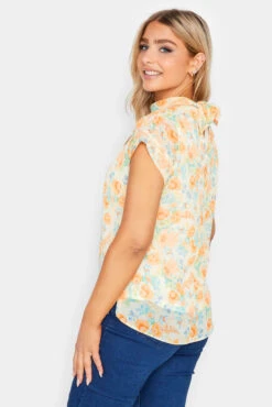 M&Co Yellow Floral Print Blouse 10 M&Co Yellow Floral Print Blouse -M&Co Sales Store 93ad265b 70e0 41 550127 C scaled