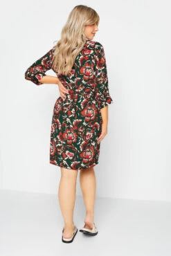 M&Co Green Floral Print Tie Tunic Shirt Dress -M&Co Sales Store 945818ea abcd 4b 550608 C scaled