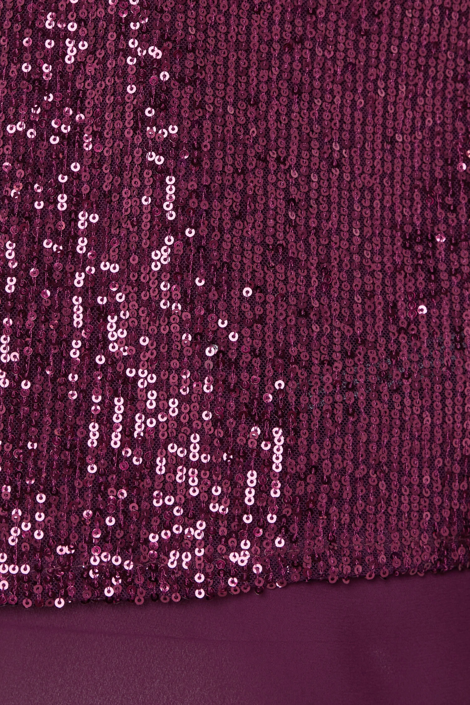 M&Co Dark Purple Sequin Tie Back Top 5 M&Co Dark Purple Sequin Tie Back Top - Image 5