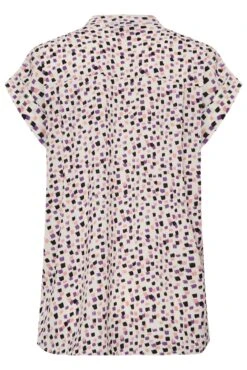 M&Co White Spot Print V-Neck Blouse -M&Co Sales Store 9719d765 0018 45 550652 Y scaled