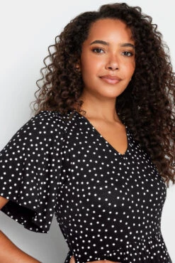 M&Co Black Polka Dot Maxi Dress 10 M&Co Black Polka Dot Maxi Dress -M&Co Sales Store 97561cb1 9e82 40 500563 D scaled