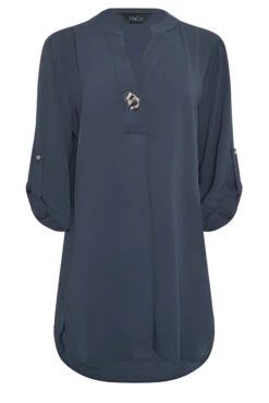 M&Co Blue Long Sleeve Button Blouse 12 M&Co Blue Long Sleeve Button Blouse -M&Co Sales Store 99de3082 c5d2 4c 550303 X scaled