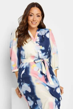 M&Co Blue Abstract Print Tie Waist Tunic Dress 10 M&Co Blue Abstract Print Tie Waist Tunic Dress -M&Co Sales Store 9a971033 5a78 48 550051 D scaled