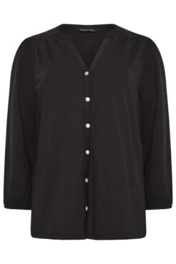 M&Co Black Button Through Cotton Shirt -M&Co Sales Store 9ac29dc3 9372 47 500291 X scaled