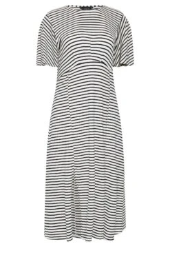 M&Co White Stripe Print Angel Sleeve Split Hem Midi Dress 14 M&Co White Stripe Print Angel Sleeve Split Hem Midi Dress -M&Co Sales Store 9b11ebb5 f118 42 550498 X scaled