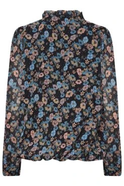 M&Co Navy Blue Floral Pleated Blouse -M&Co Sales Store 9bf1c9f7 e59d 47 550673 Y scaled