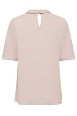 M&Co Pink Embellished Neck Keyhole Blouse 13 M&Co Pink Embellished Neck Keyhole Blouse -M&Co Sales Store 9cb32a26 9cff 41 550309 Y scaled