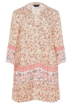 M&Co Orange Floral Print Tiered Swing Dress 14 M&Co Orange Floral Print Tiered Swing Dress -M&Co Sales Store 9e49487b a1da 4f 550059 X scaled