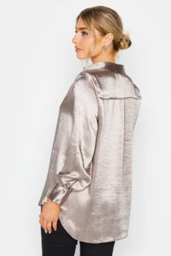 M&Co Pink Satin V-Neck Blouse 9 M&Co Pink Satin V-Neck Blouse -M&Co Sales Store 9ead789d 2228 47 550508 C scaled