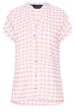 M&Co Pink Gingham Short Sleeve Shirt 12 M&Co Pink Gingham Short Sleeve Shirt -M&Co Sales Store a04b347d aa2a 4d 550224 X scaled