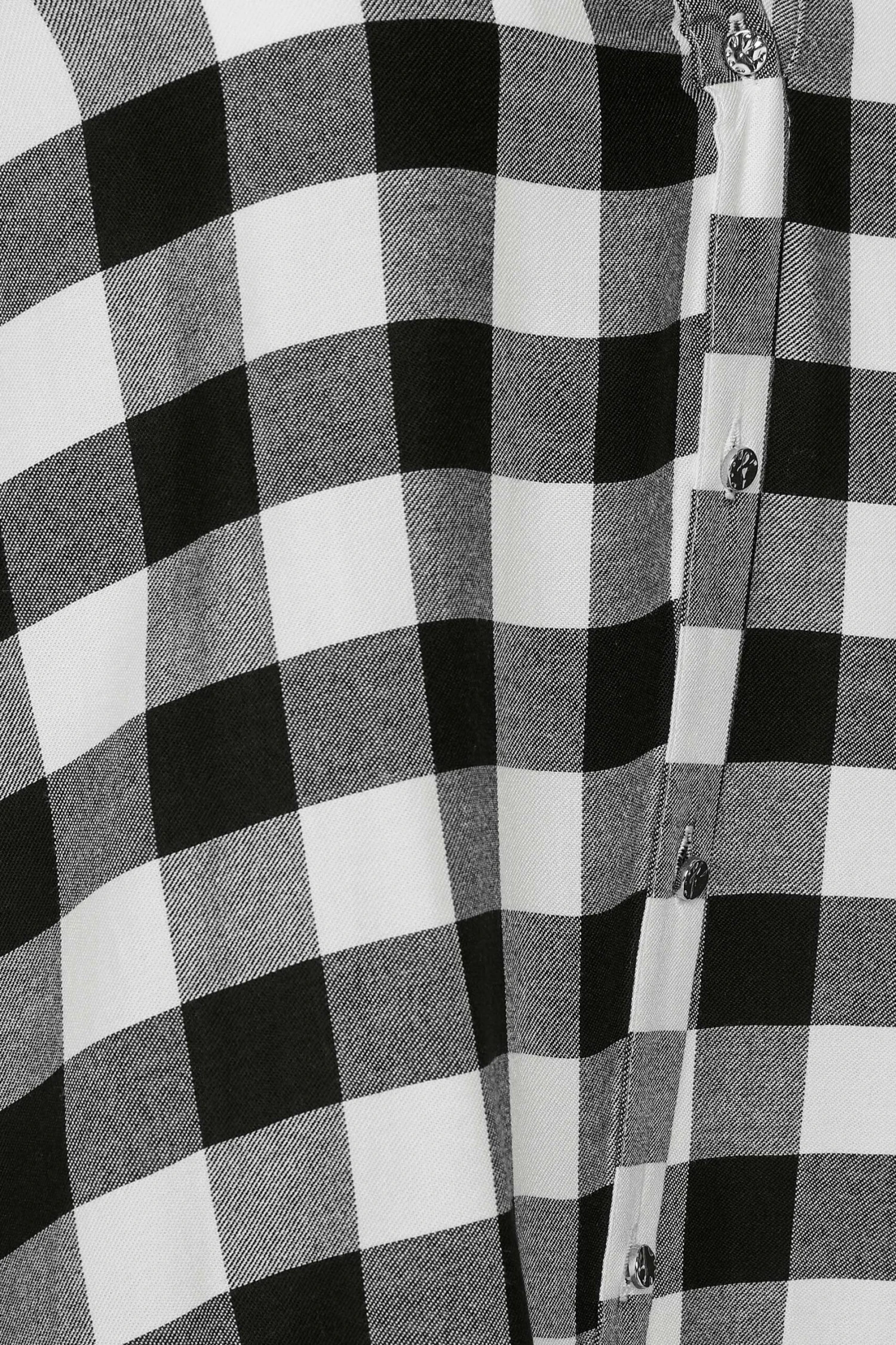 M&Co Black Check Print Shirt 5 M&Co Black Check Print Shirt - Image 5