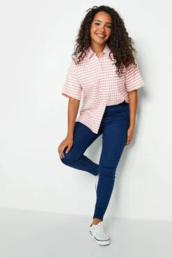 M&Co Pink Gingham Print Shirt -M&Co Sales Store a27dbb67 2d23 46 550353 B scaled