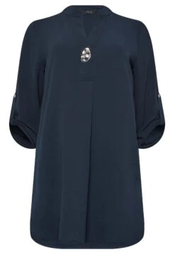 M&Co Dark Blue Statement Button Blouse -M&Co Sales Store a2dc9a6e 99e7 4a 550293 X scaled
