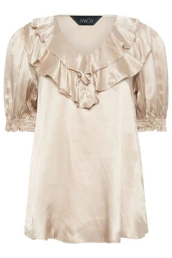 M&Co Rose Gold Frill Front Blouse -M&Co Sales Store a3c2c0c4 33b2 4c 550539 X scaled