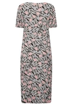 M&Co Black Floral Print Angel Sleeve Split Hem Dress 13 M&Co Black Floral Print Angel Sleeve Split Hem Dress -M&Co Sales Store a472b1bc bcf7 4d 550324 Y scaled