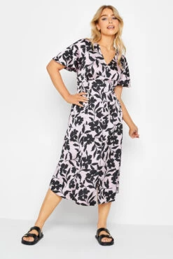 M&Co Pink Floral Midi Tea Dress 8 M&Co Pink Floral Midi Tea Dress -M&Co Sales Store a4e38ad1 edb6 42 550682 B scaled