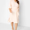 M&Co Light Pink Tie Waist Tunic Dress