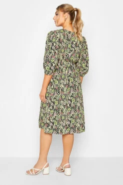 M&Co Green Floral Print Midi Dress -M&Co Sales Store a5ff00dd dbd8 43 500522 D scaled