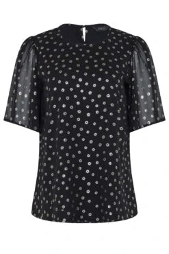 M&Co Black Spot Print Blouse -M&Co Sales Store a64be5fb 0976 40 550168 X scaled