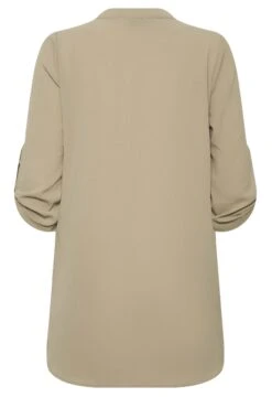 M&Co Brown Statement Button Tab Sleeve Shirt 13 M&Co Brown Statement Button Tab Sleeve Shirt -M&Co Sales Store a715ddfc 6d28 4c 550297 Y scaled