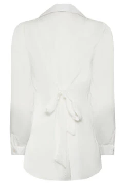M&Co White Tie Back Tunic Shirt -M&Co Sales Store a7be741b 6154 4a 550639 Y scaled