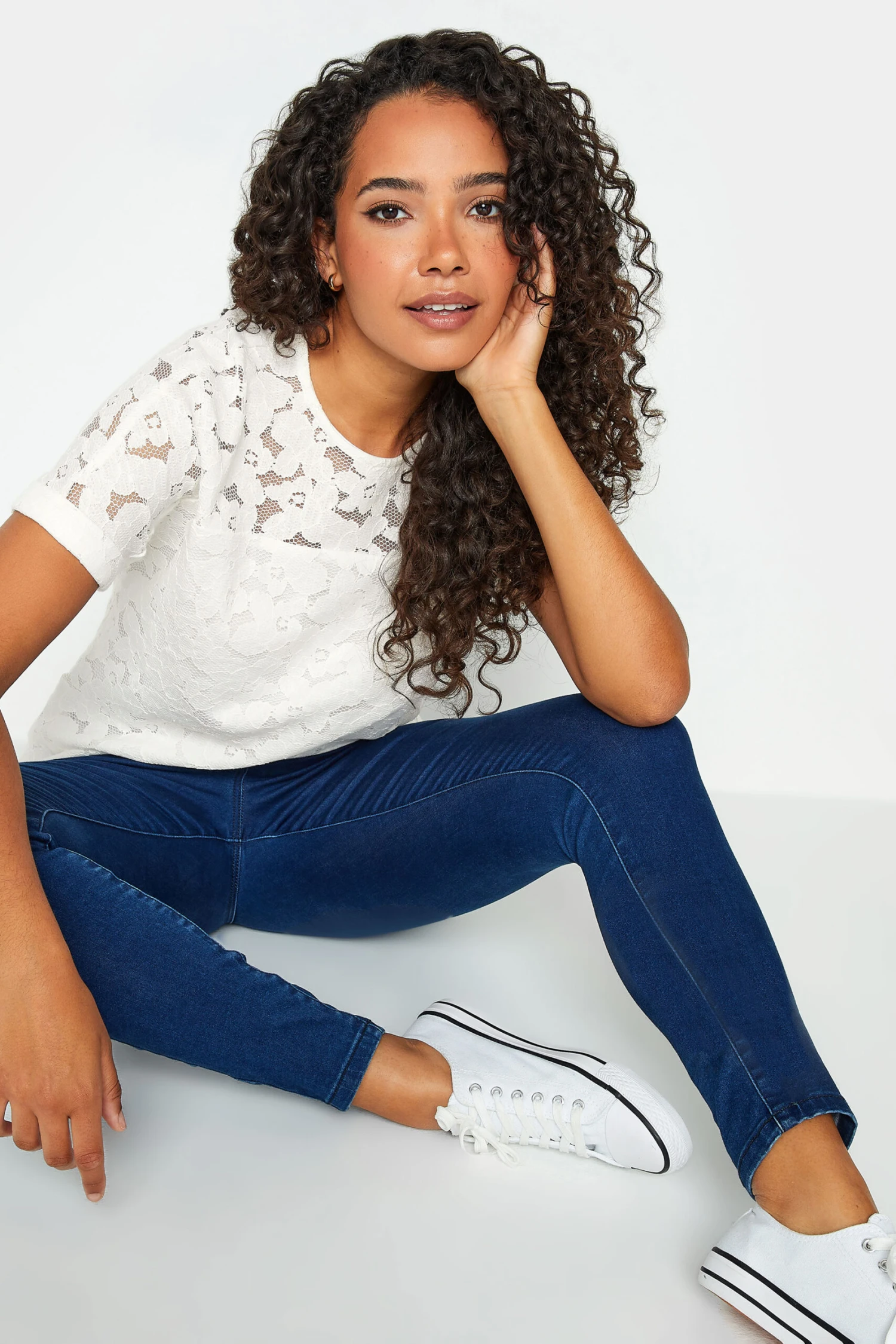 M&Co Ivory White Lace Blouse 4 M&Co Ivory White Lace Blouse - Image 4