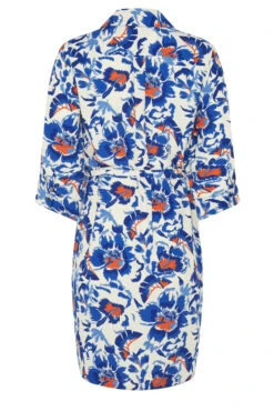 M&Co White Floral Print Tie Tunic Shirt Dress -M&Co Sales Store a823e09a f7ca 42 550008 Y scaled