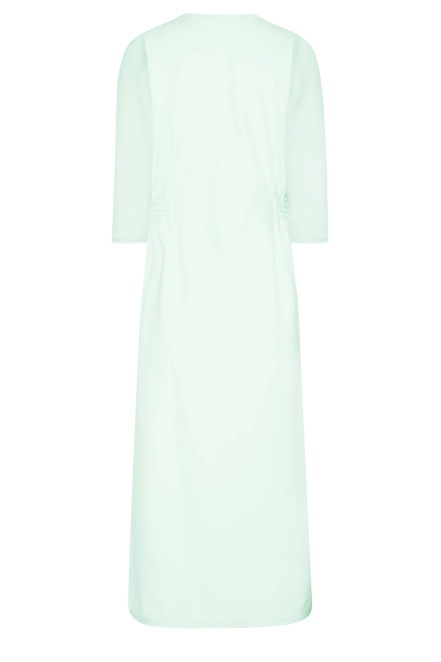 M&Co Green Textured Button Through Dress 7 M&Co Green Textured Button Through Dress - Image 7