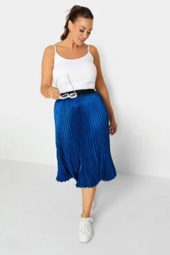 M&Co Cobalt Blue Pleated Midi Skirt -M&Co Sales Store a8e71419 eac9 44 550231 A scaled