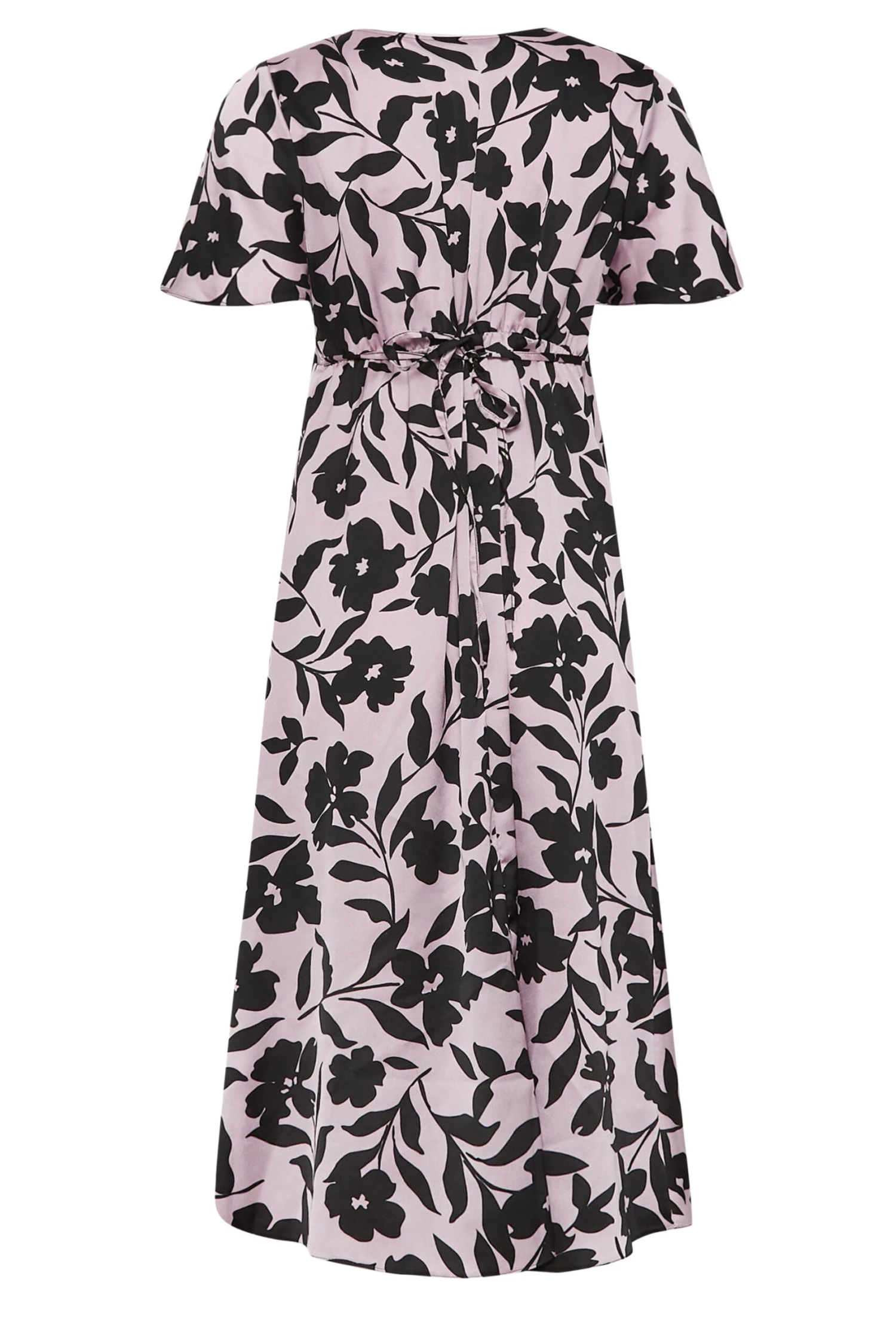 M&Co Pink Floral Midi Tea Dress 7 M&Co Pink Floral Midi Tea Dress - Image 7