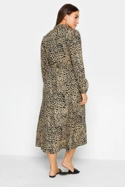 M&Co Brown Leopard Print Midaxi Shirt Dress -M&Co Sales Store aac67706 1152 4b 550392 C scaled