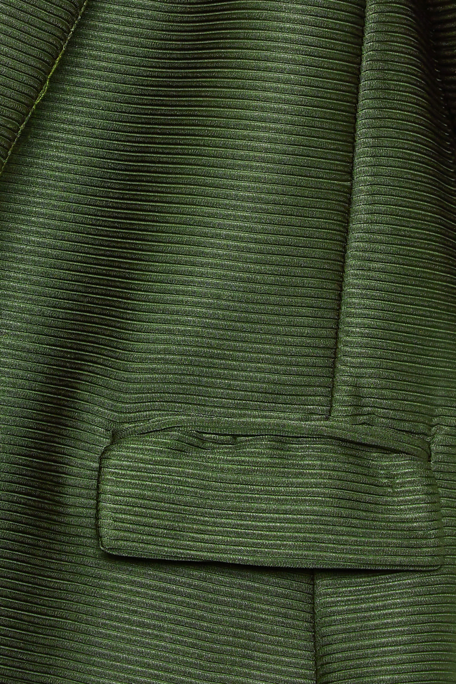 M&Co Khaki Green Textured Blazer 5 M&Co Khaki Green Textured Blazer - Image 5