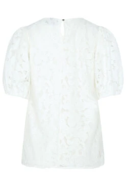 M&Co White Lace Puff Sleeve Blouse -M&Co Sales Store ab5dad1c 261d 4d 550192 Y scaled