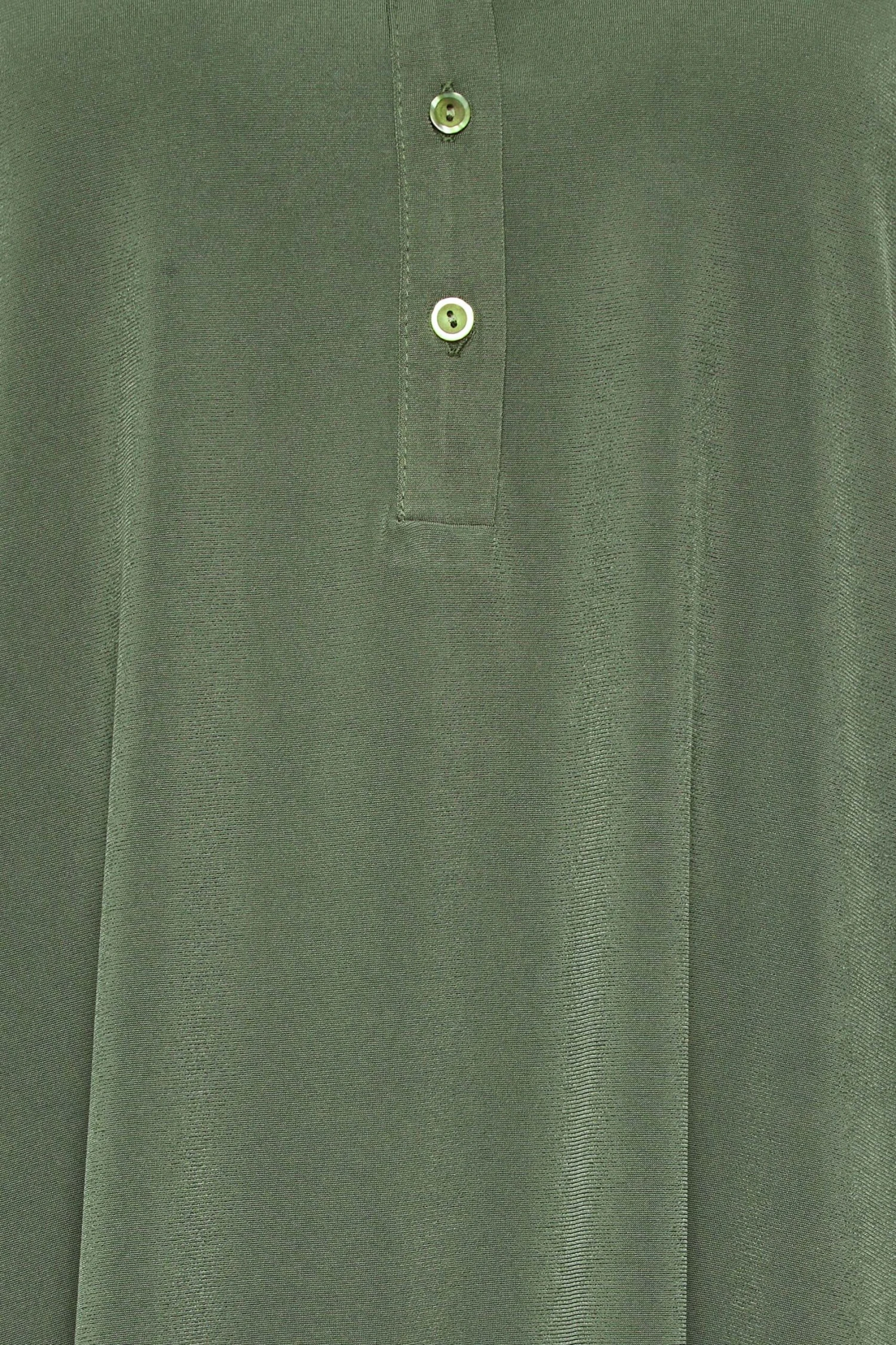 M&Co Khaki Green Half Placket Shirt 5 M&Co Khaki Green Half Placket Shirt - Image 5